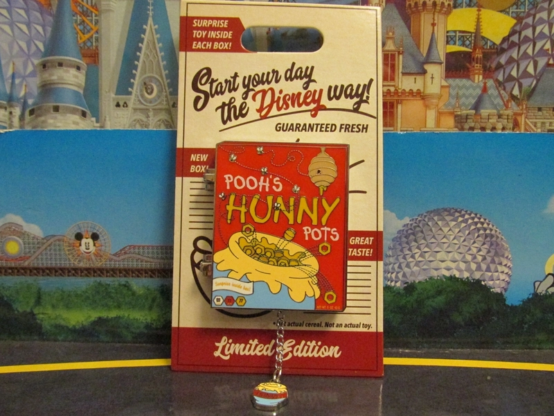 2020 Disney Cereal Box Limited Edition Pin - Pooh's Hunny Pots