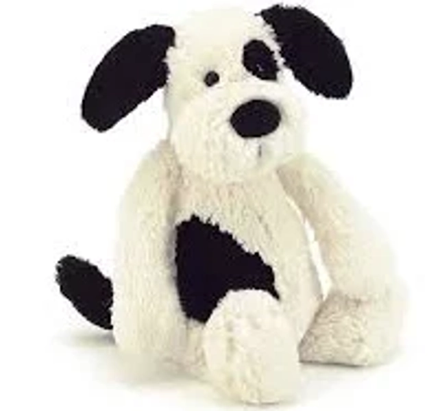 Jellycat Bashful Black & Cream Huge Puppy