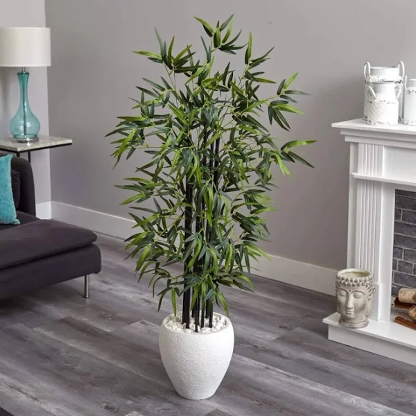 Nearly Natural 5-Foot Black Bamboo Tree