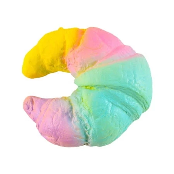 Rainbow Twist Bread Slow Rebound Squishy Toy Realistic Soft Squeeze Stress Relief Fidget Toy Portable Decompression Toy for Adults Kids Anxiety Relief