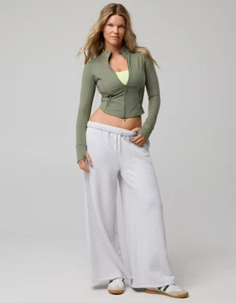 OFFLINE By Aerie Cloud Fleece Baggy Trouser