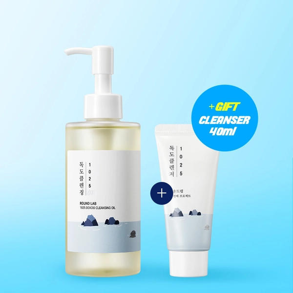 Round Lab 1025 Dokdo Cleansing Oil 200ml Special Set (+Dokdo Cleanser 40ml) | OLIVE YOUNG Global