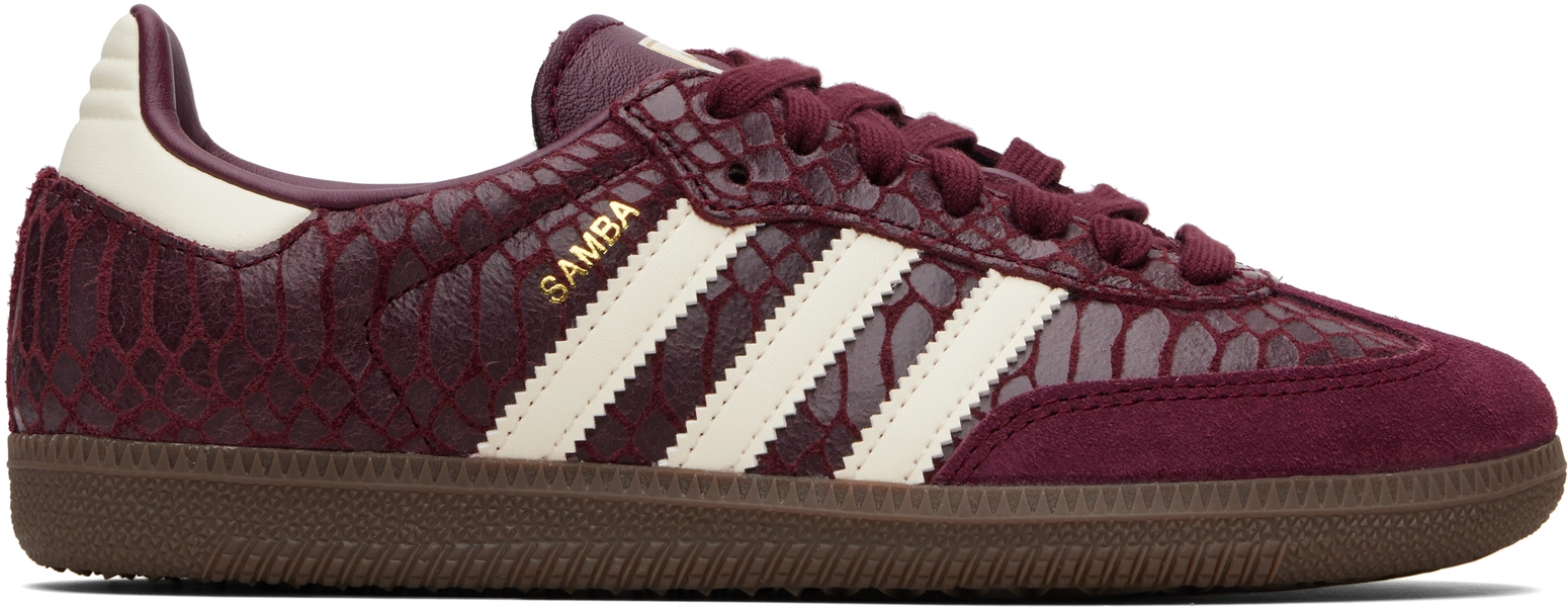 Burgundy Samba OG Sneakers
