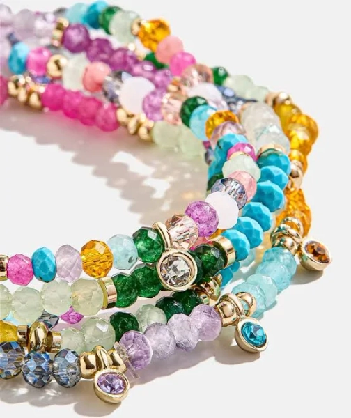 BaubleBar Women's Kallen Beaded Stretch Bracelet Set