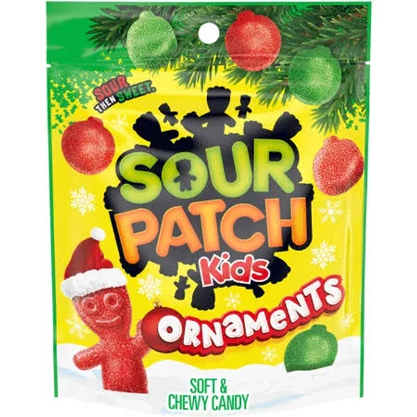 Stocking Stuffer Limited Edition Pack of 2 Sour Patch Kids Ornaments