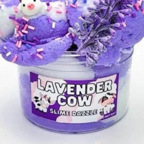Generic Slime Lavender Cow Cloud Slime Relaxing Toy