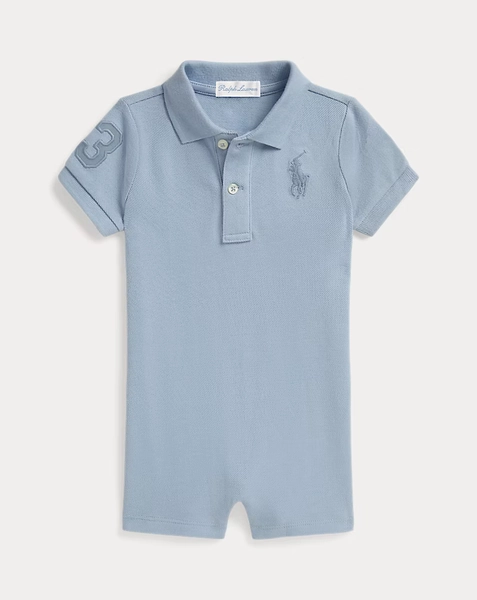Big Pony Cotton Mesh Polo Shortall