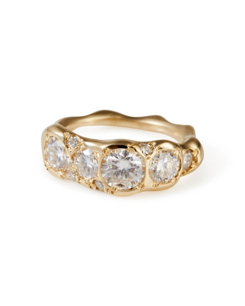 Large Moissanite Ring — Susannah King London