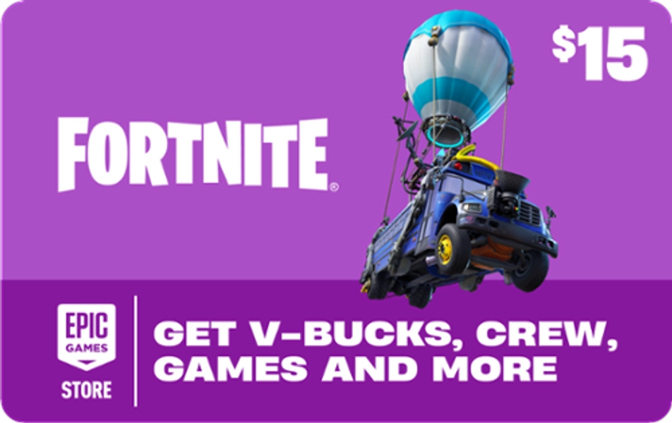 Fortnite - $15 Gift Card - Powered by the Epic Games Store [Digital]