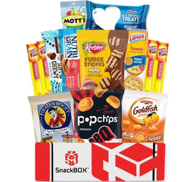 Snack BOX Sweet and Salty Care Package Variety Pack