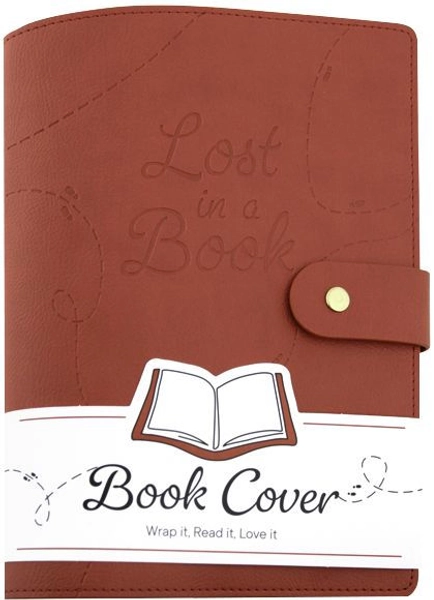 Lost in a Book Faux Leather Book Cover
