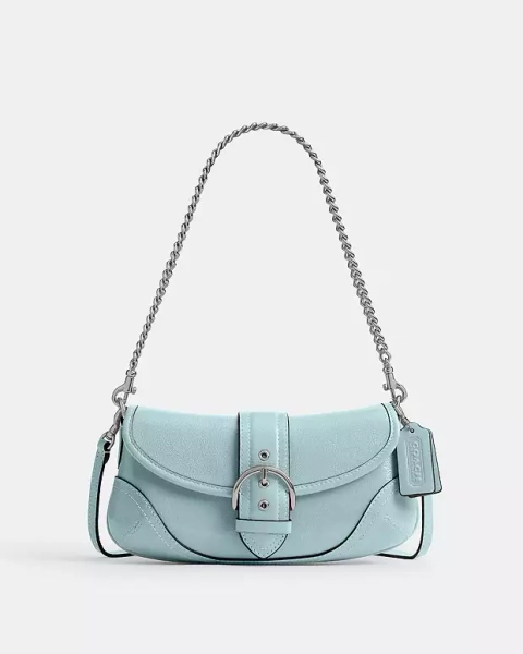Silver/Light Blue Soho Bag 25