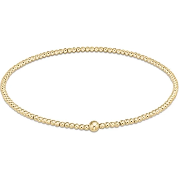 Classic Gold Bead Bangle