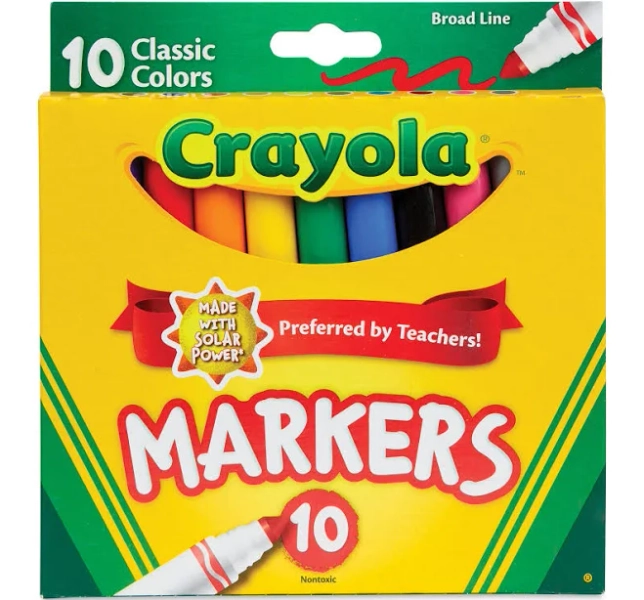Crayola Broad Line Markers Classic