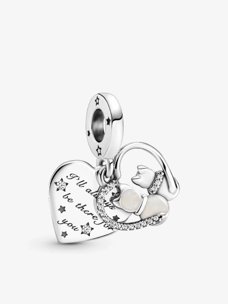Cats & Hearts Dangle Charm