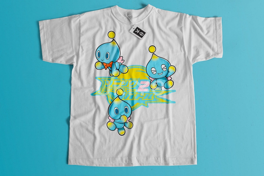 Chemise japonaise hérisson, Sonic Adventure 2, Dreamcast Japanese Streetwear - Chaos