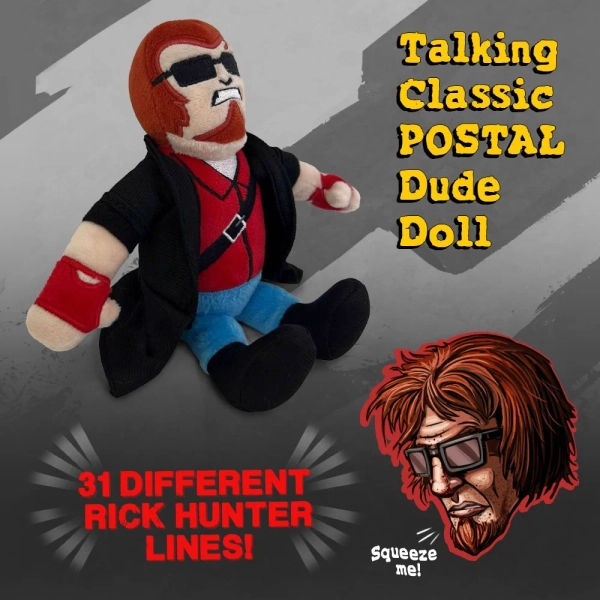 Talking Classic POSTAL Dude Doll - Running With Scissors