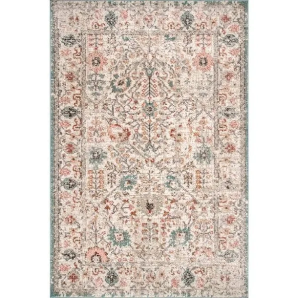 nuLOOM Lenore Vintage Floral Area Rug