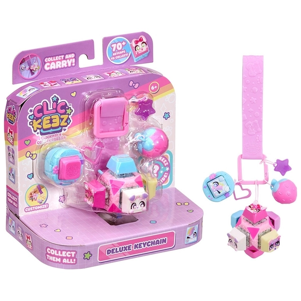 Clickeez Clickable Collectables Deluxe Keychain Assortment