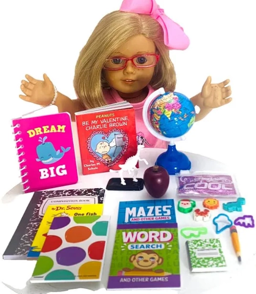 School Supplies Fit American Girl 18" Doll Accessories Dolls Mini Play Set