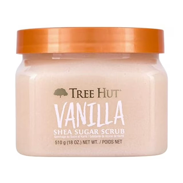 Tree Hut Vanilla Shea Butter Sugar Body Scrub, 18 oz
