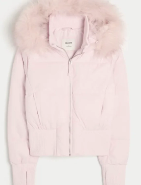 pink hollister jacket 