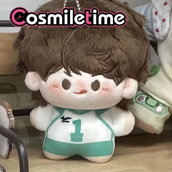 Haikyuu!! Volleyball Oikawa Tooru 10cm Plush Doll Stuffed Dress Up Anime Toys
