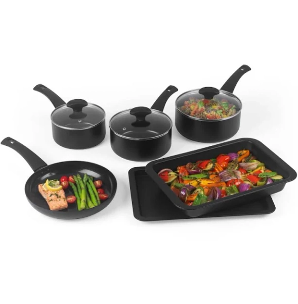 Wilko Russell Hobbs 6 Piece Ceramic Cookware Set