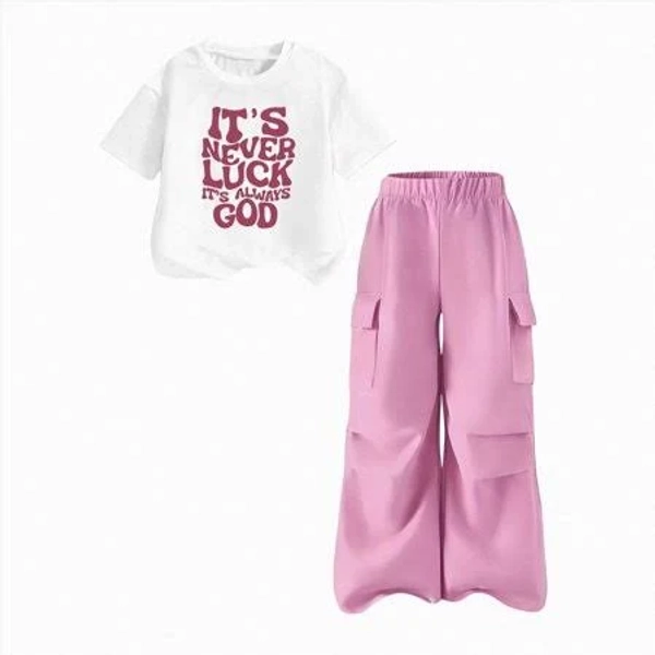 Jumeyu Teen Outfits Girls Two Piece Outfits, Kids Vest And Wide Leg Pants Set, Back to School Outfits for Girls Size 9-10 (Light Pink,9-10 Years),