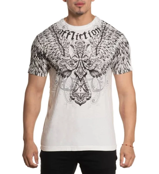 Affliction Men's Kingdom Short Sleeve Graphic T-Shirt