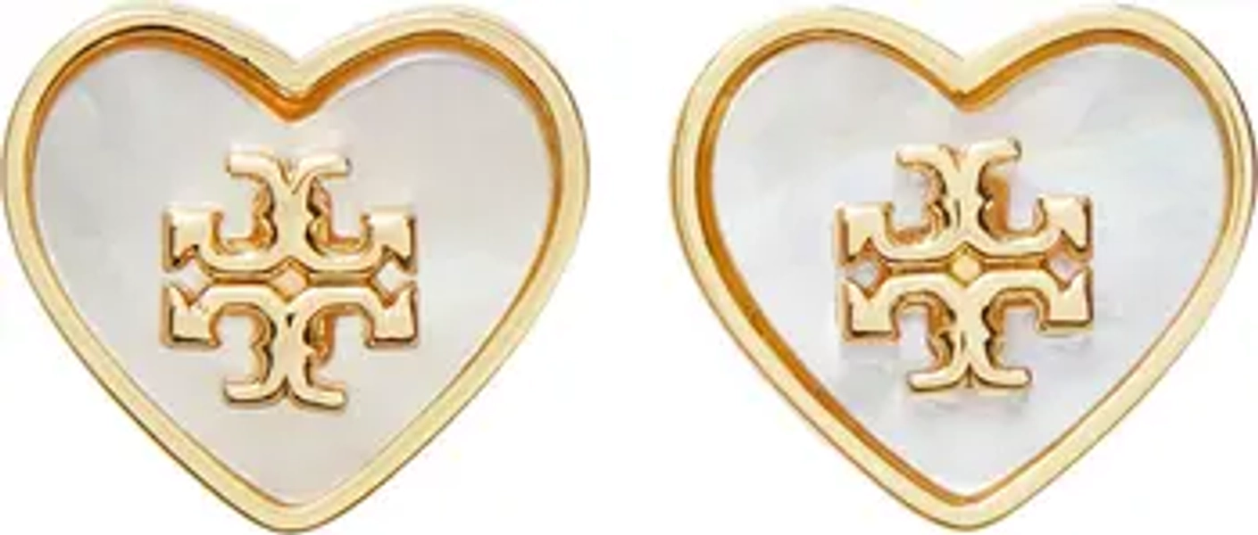 Forget Me Not Heart Stud Earrings