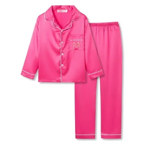 Topgal Teen & Little Girls Satin Pajamas Set