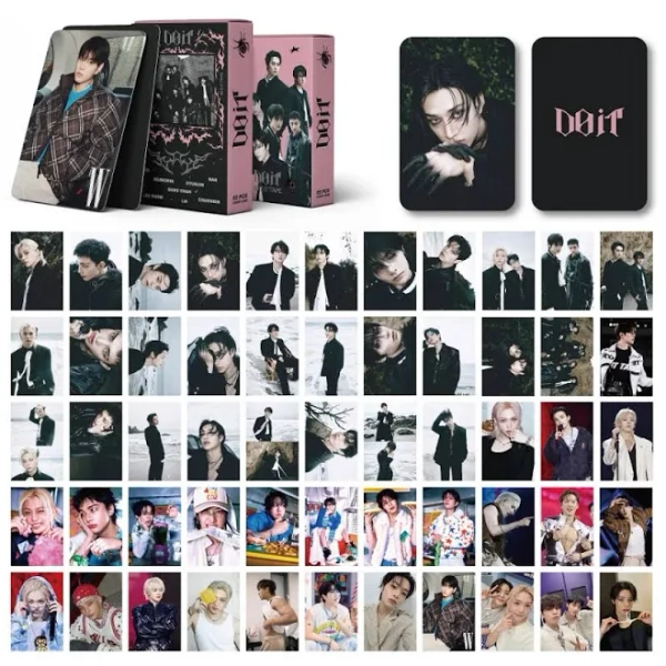 55pcs Straykids Collection Card 2025 New DO IT Celebrity Photo Card Peripheral LOMO Small Card