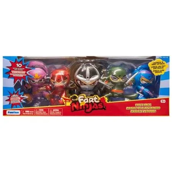 Funrise Fart Ninjas 5 Pack Farty-Pack