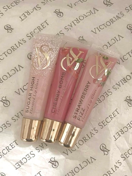 Victoria secret lipgloss 🫦✨ in 2025 | Pink lip gloss, Flavored lip gloss, Pretty pink princess
