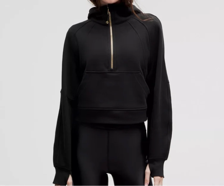 Scuba Oversized Half-Zip Hoodie