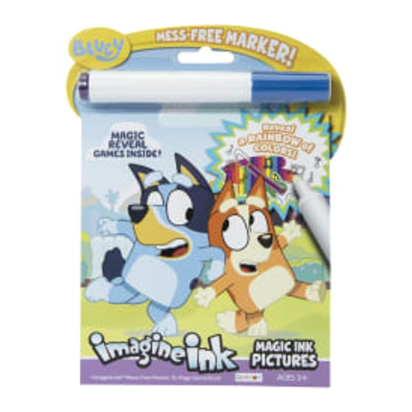 imagine ink® magic ink pictures mess-free coloring book