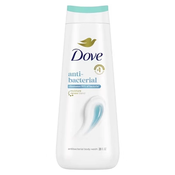 Dove Body Wash Antibacterial Care, Effectively Cleanses & Eliminates 99% of Bacteria - 20 fl oz