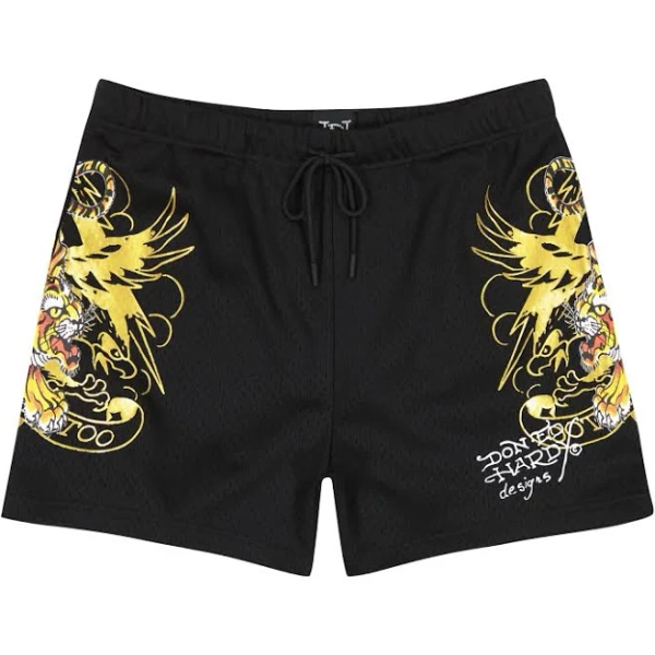 Ed Hardy Men's Crawling Tigers Shorts