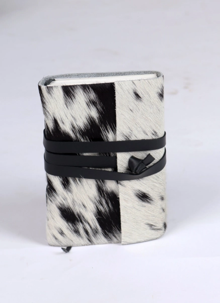 Cowhide Leather Journal: Handmade Travel Writing Notebook (7.5x5.5)