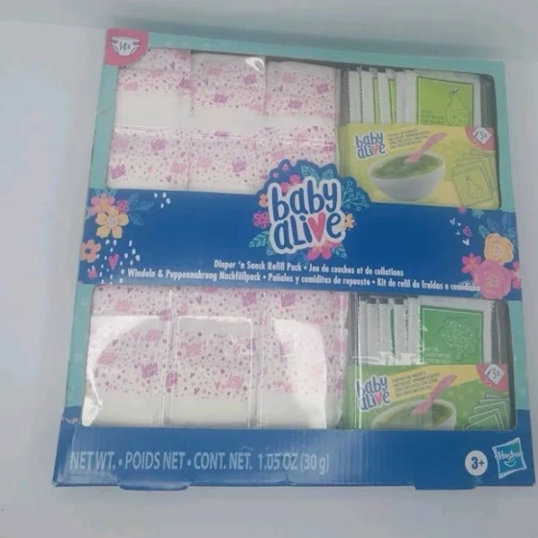 Baby Alive Diaper 'n Snack Refill Pack