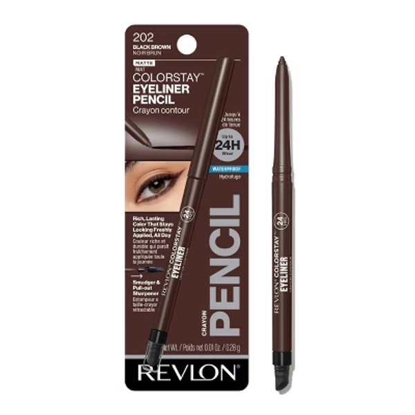 Revlon ColorStay Waterproof Eyeliner Black Brown - 0.01oz