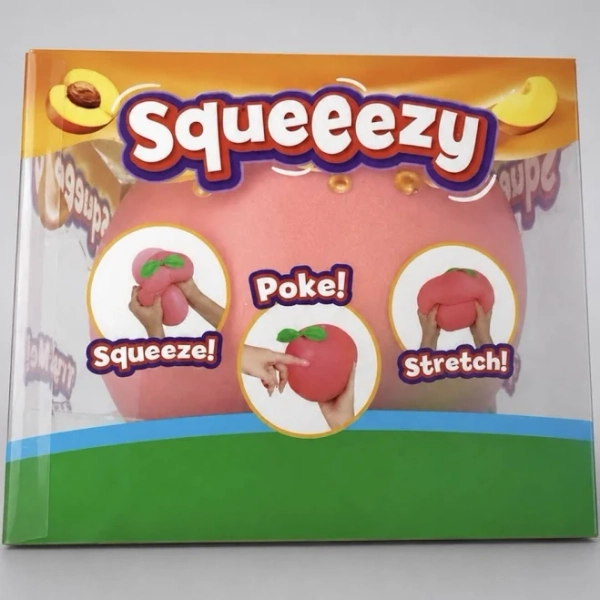 Sunny Days Squeezy Peach Sensory Fidget Toy