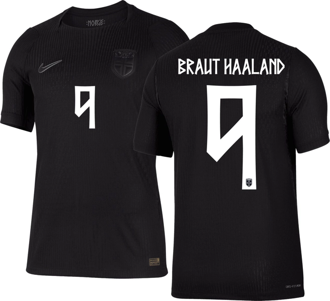 Nike Adult Norway Erling Haaland #9 2026 Away Authentic Jersey