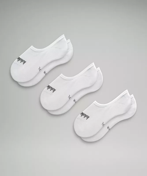 Women's Daily Stride Comfort No-Show Socks *3 Pack - White - L
