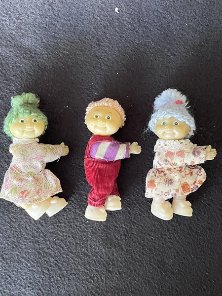 Vtg 1980’s 3x Baby Cabbage Patch Clip Dolls