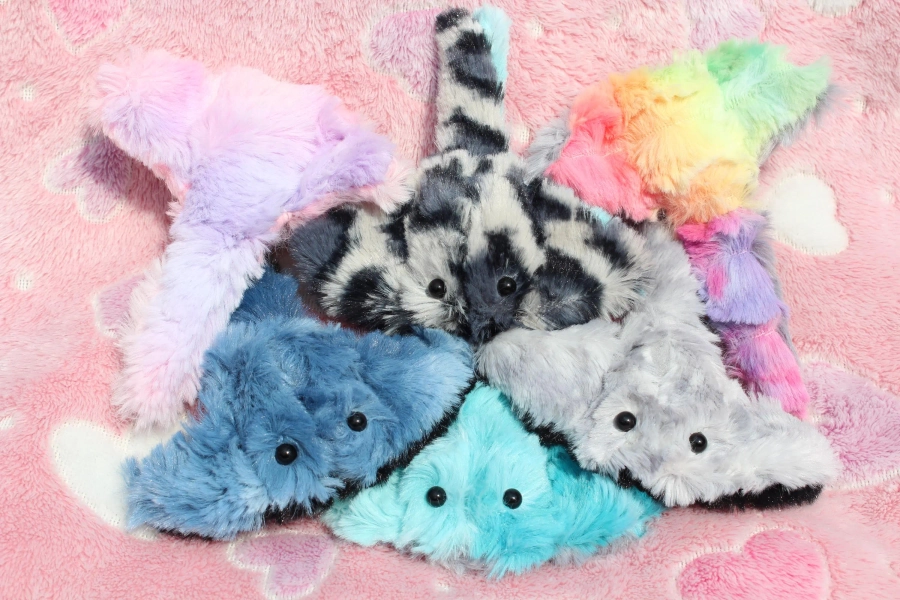 Personalized Pocket Plush, Custom Weighted Mini Stingray Plush, Anxiety Aid, Beanie Stress Toy, Sensory Fidget Toy, Travel Pocket Pet