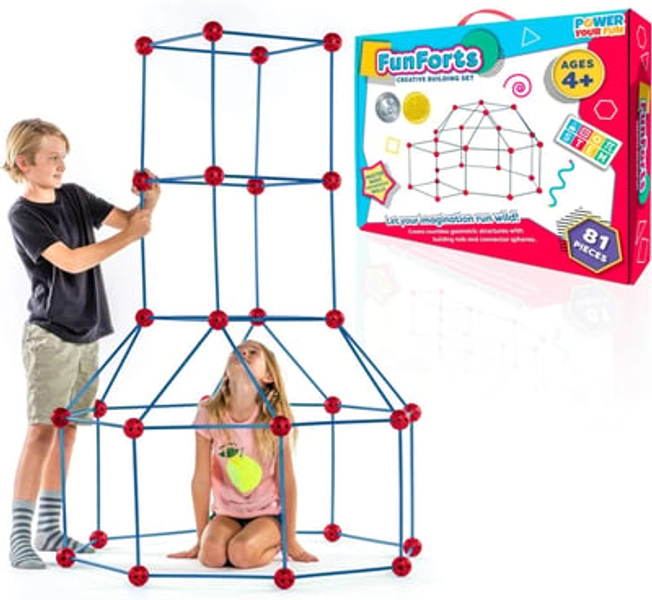 Power Your Fun Fun Forts Kids Tent for Kids - 81 Pack - Assorted Pre-pack