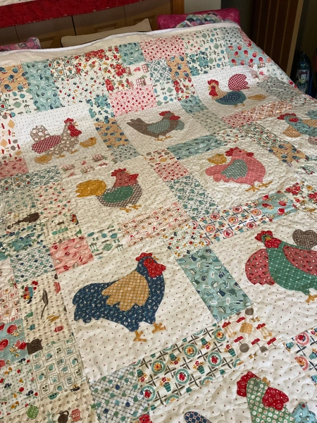 Chicken Salad Quilt custom made