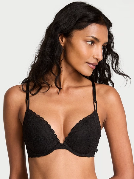 Soutien-gorge pigeonnant de style t-shirt sexy en dentelle Sophia